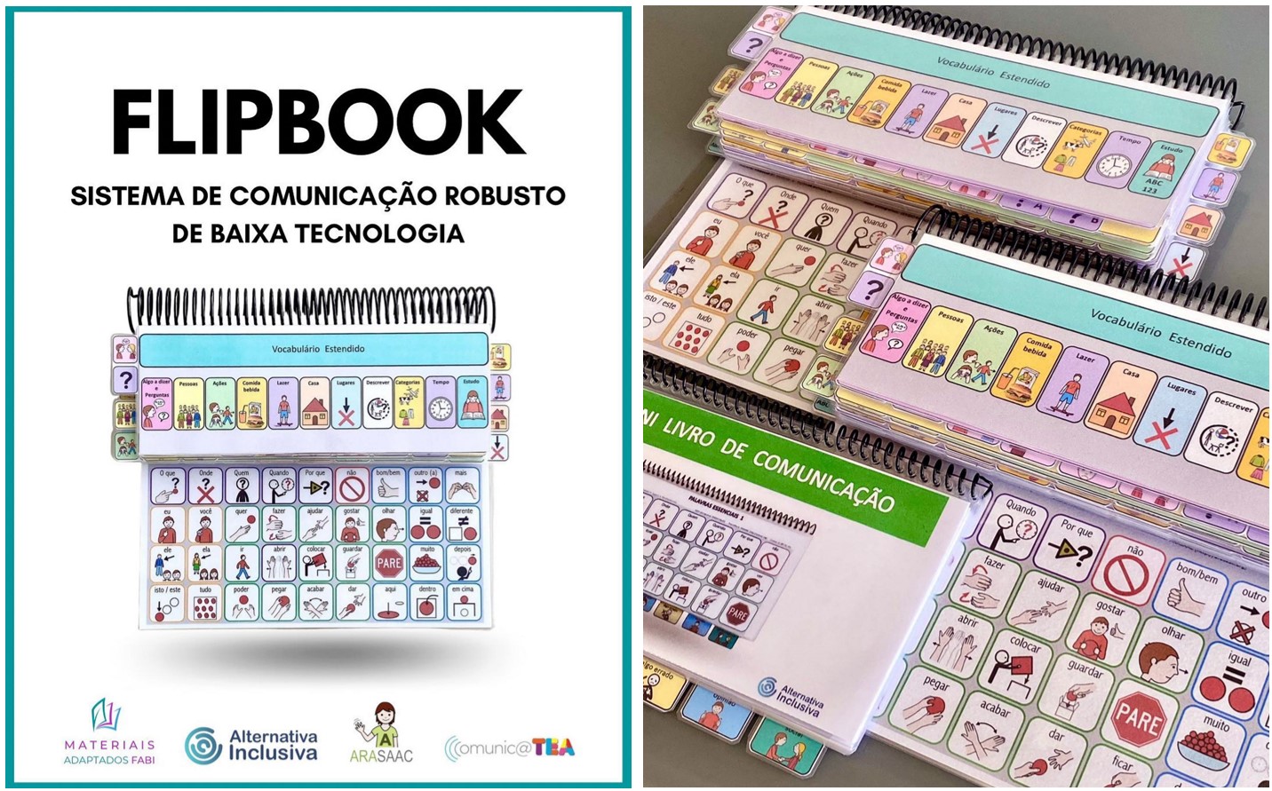 FLIPBOOK - LIVRE DE COMMUNICATION SOUS FORME D'ONGLETS - LOW TECH